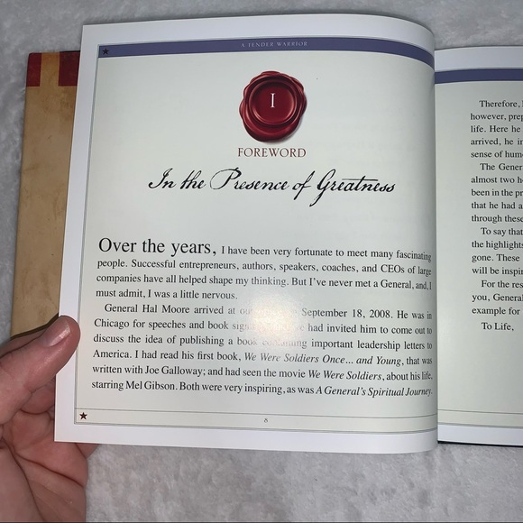 A Tender Warrior book with dvd by Hal Moore’s Driver - Picture 9 of 13